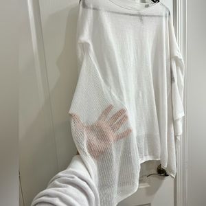 All Saints loose white shirt